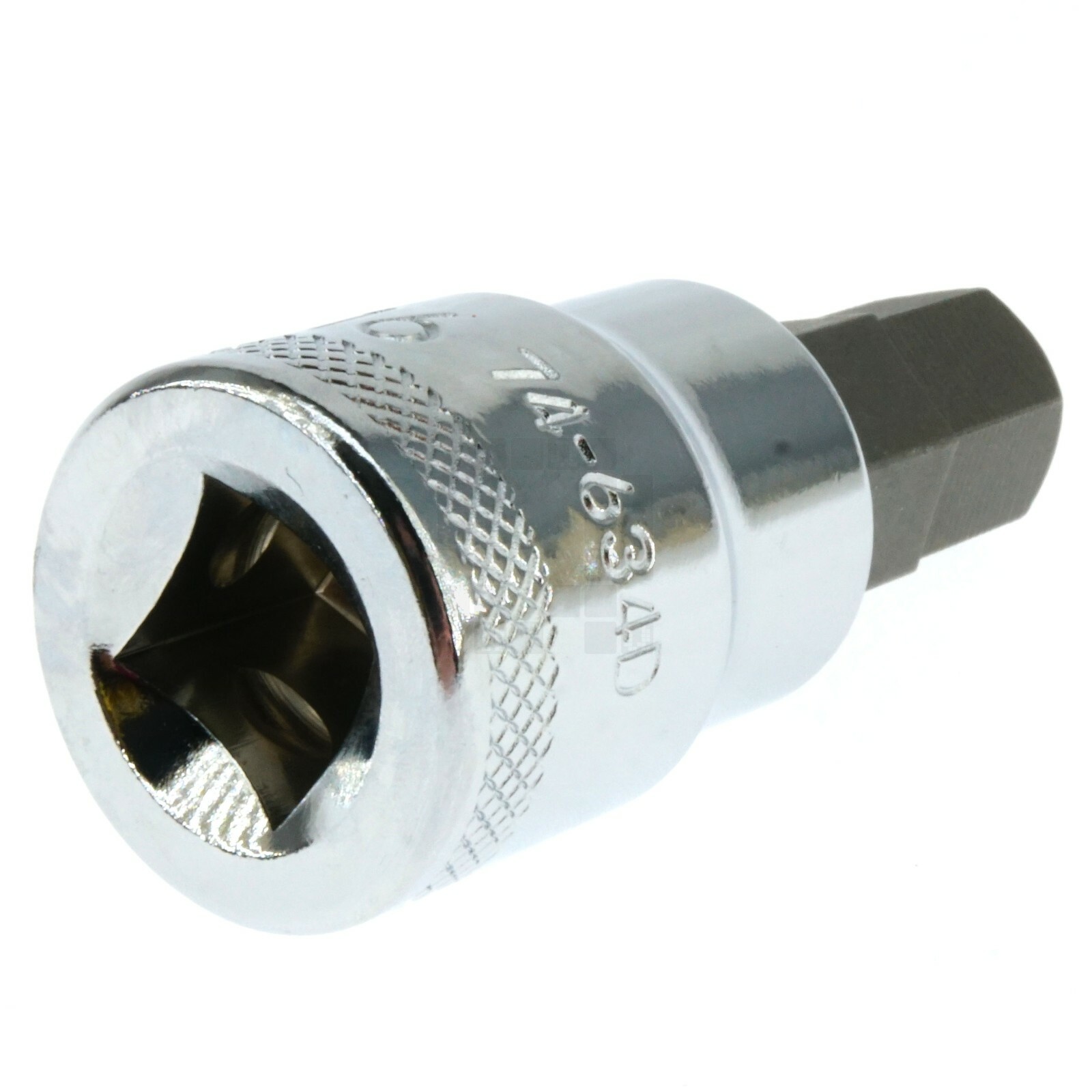 Dewalt DWMT74634OSP 7/16" Chrome Hex Bit Socket, 3/8" Drive, 74-634D