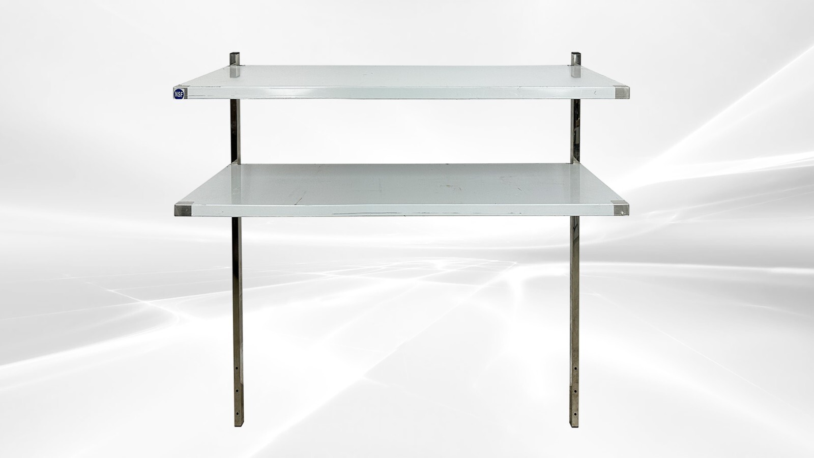 NEW 47" Two Layer Shelf Rack Market Retail Display Merchandiser Add On Frame