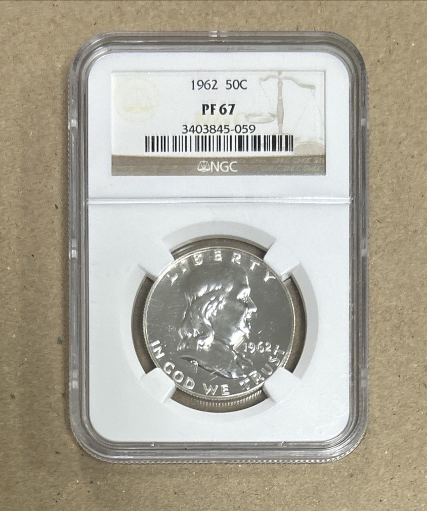 1962 50C Franklin Half Dollar NGC PF67