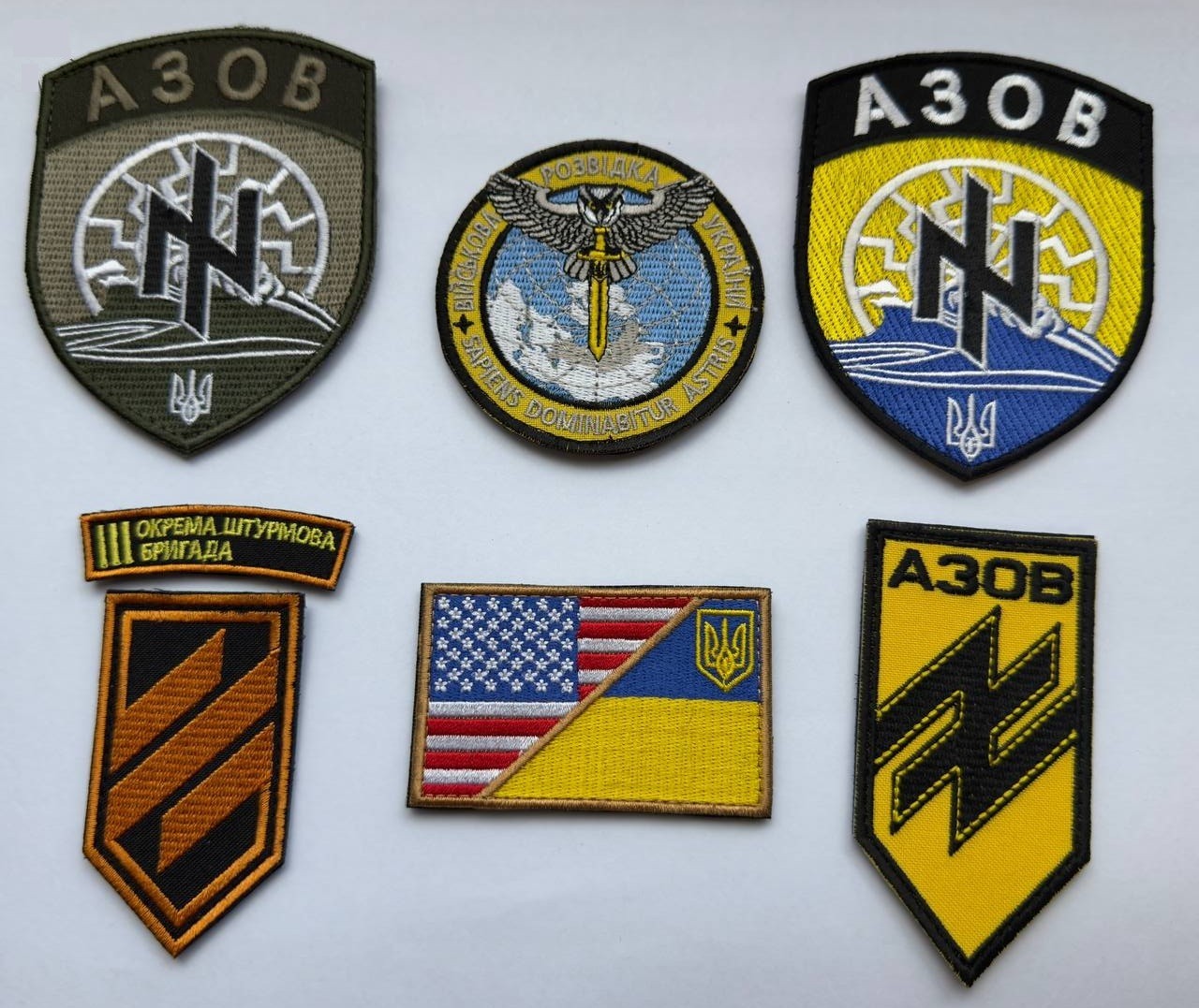 🔥 Authentic Ukrainian Military & Special Forces Morale Patch Set (6 Patches) 🔥
