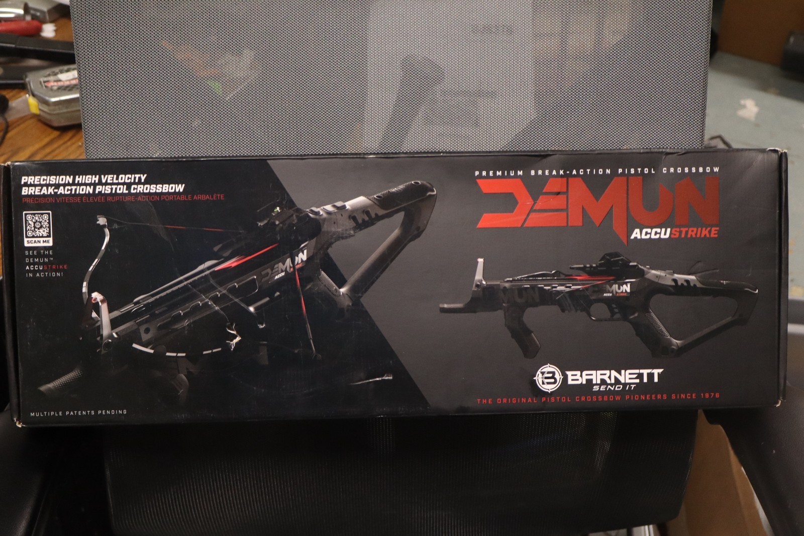 Barnett Demun Accu Strike Crossbow - Black - BAR50012