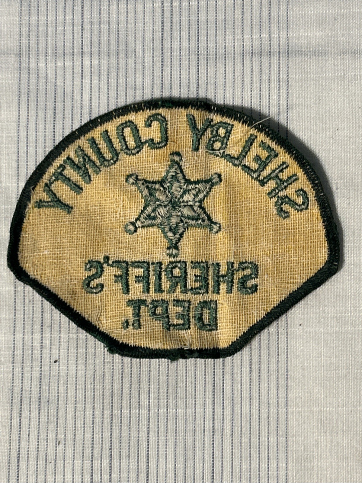 Vintage Shelby County Sheriff's Dept. Patch