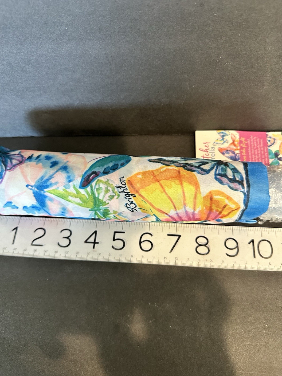 Brighton Automatic Umbrella Sun Catcher Butterflies NOS