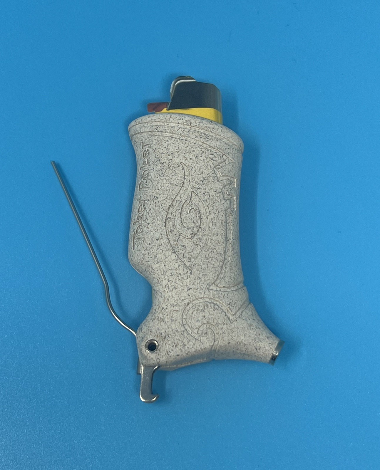 Toker Poker Lighter Sleeve Smoking Tool  Bic HEMP  w BOTTLE OPENER ~ Oatmeal