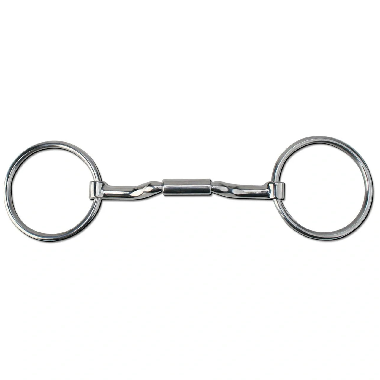 Myler MB36 Loose Ring Snaffle Bit - Dressage Legal, 5 1/4” Mouth Copper Inlay,