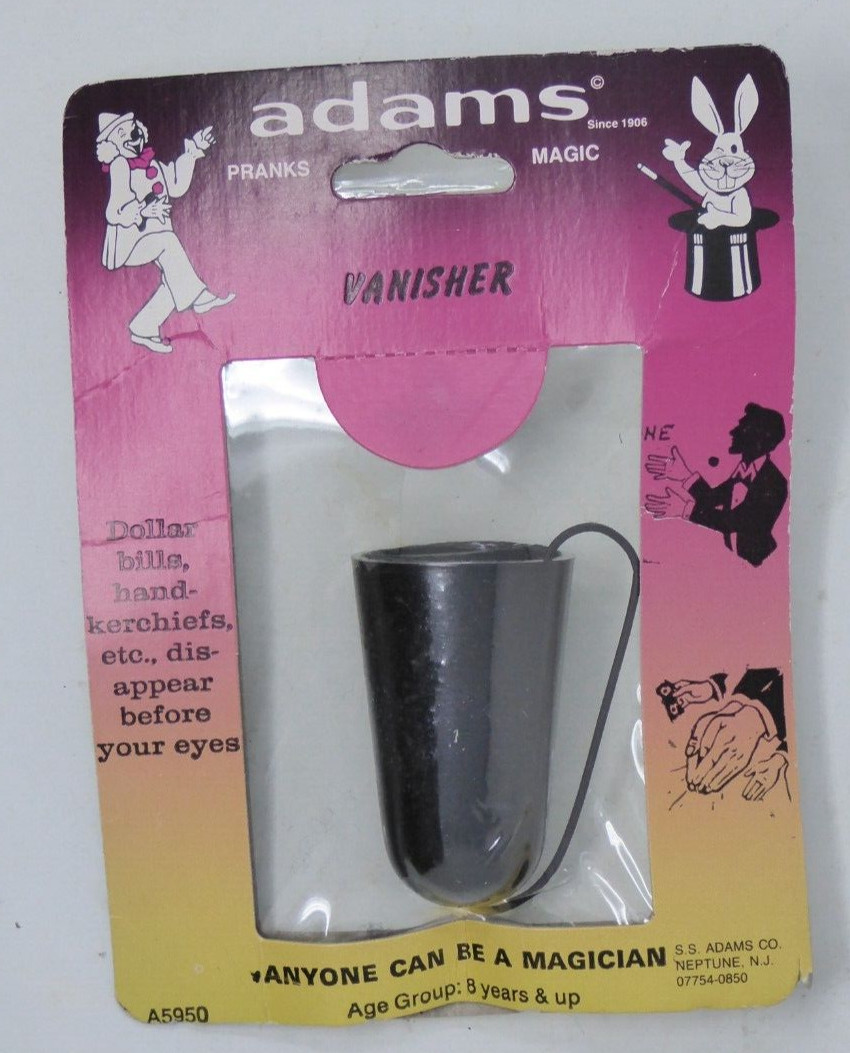 Adams Magic Trick Pranks Jokes A5950 Vanisher Pike Place Vintage NEW SEALED