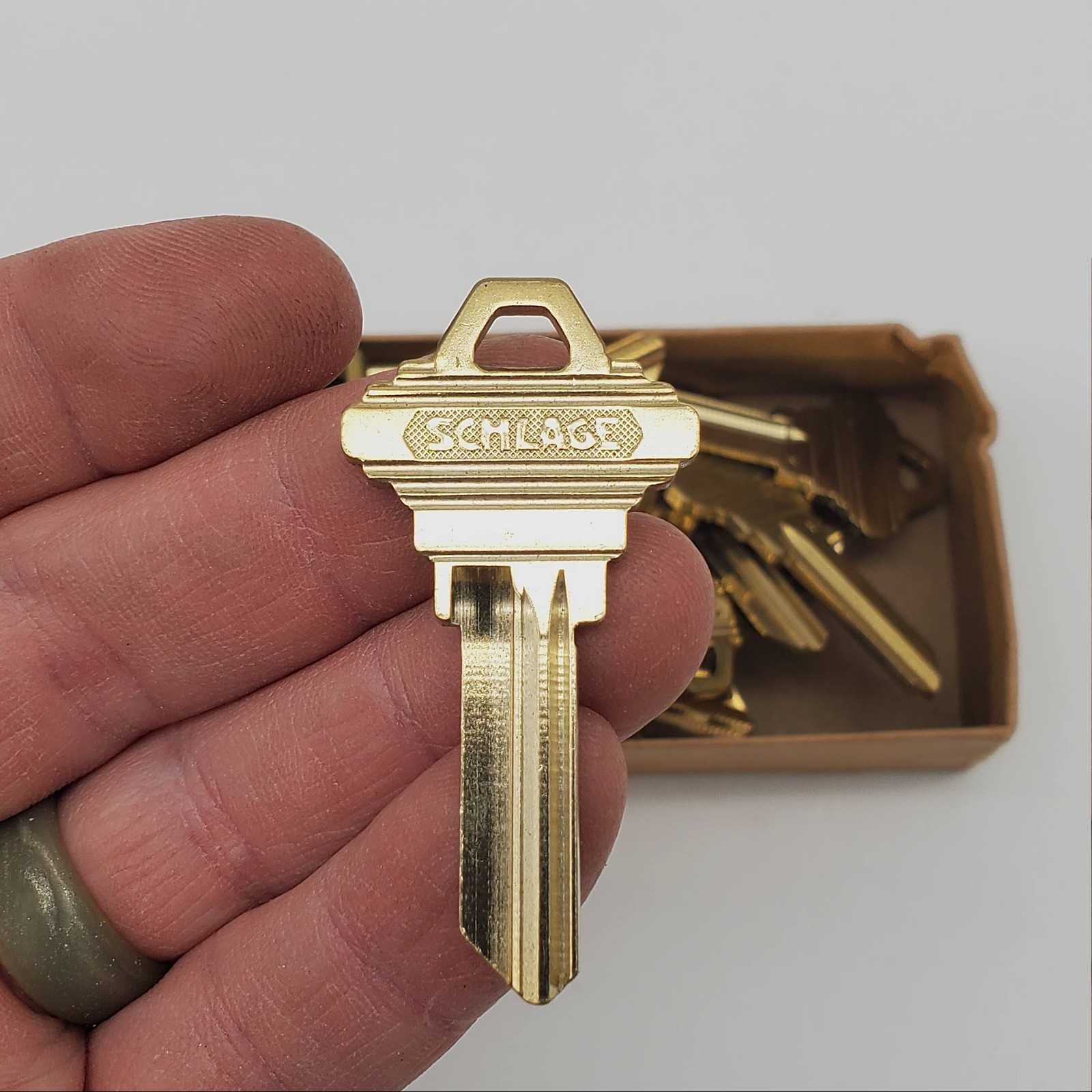 Schlage 35-100 K Key Blanks K Keyway Nickel Silver 5 Pin Box of 50