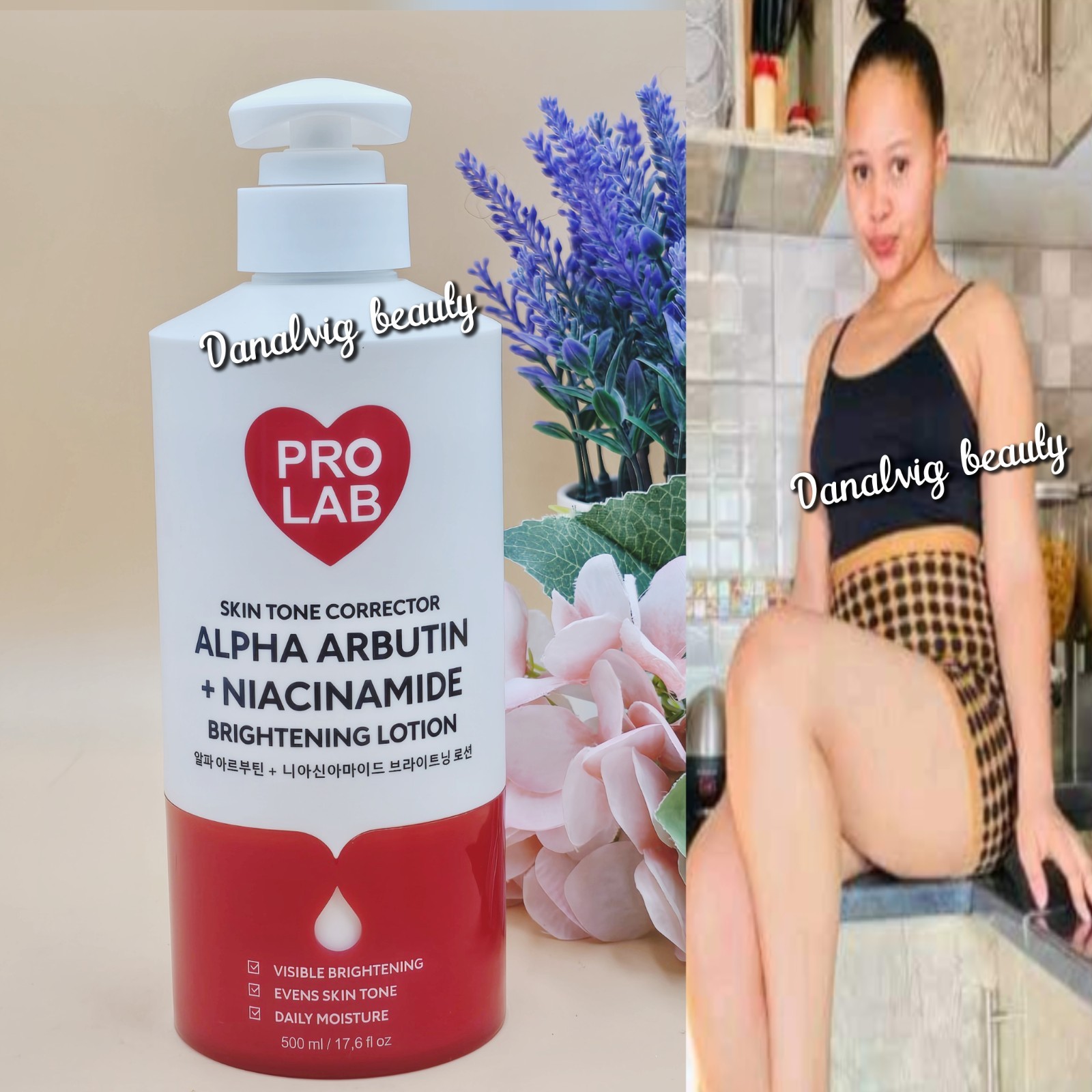 Pro-Lab Alpha Arbutin + Niacinamide Brightening Lotion 500ml