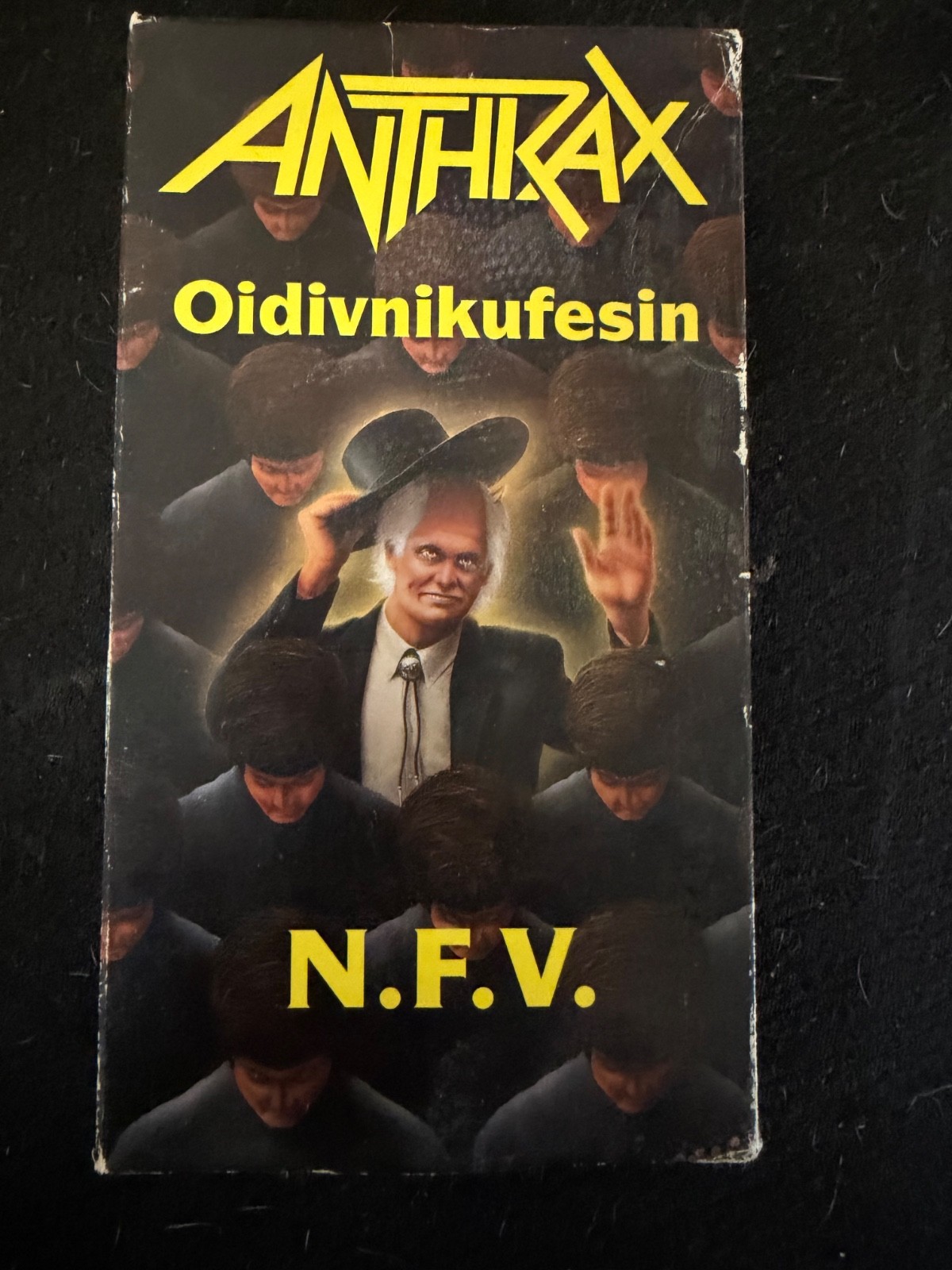 ANTHRAX N.F.V. Original VHS tape Among the Living Tour 1987