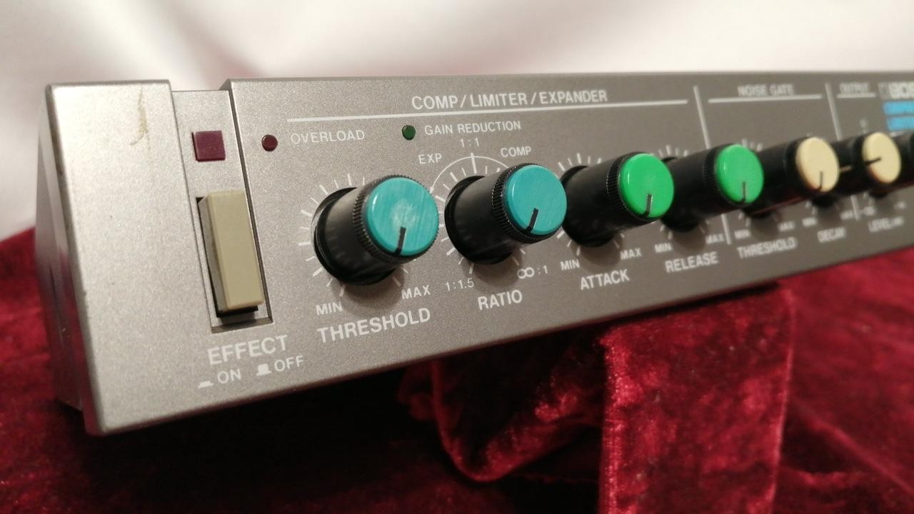 BOSS RCL-10 COMPRESSOR LIMITER Guitar Effect used