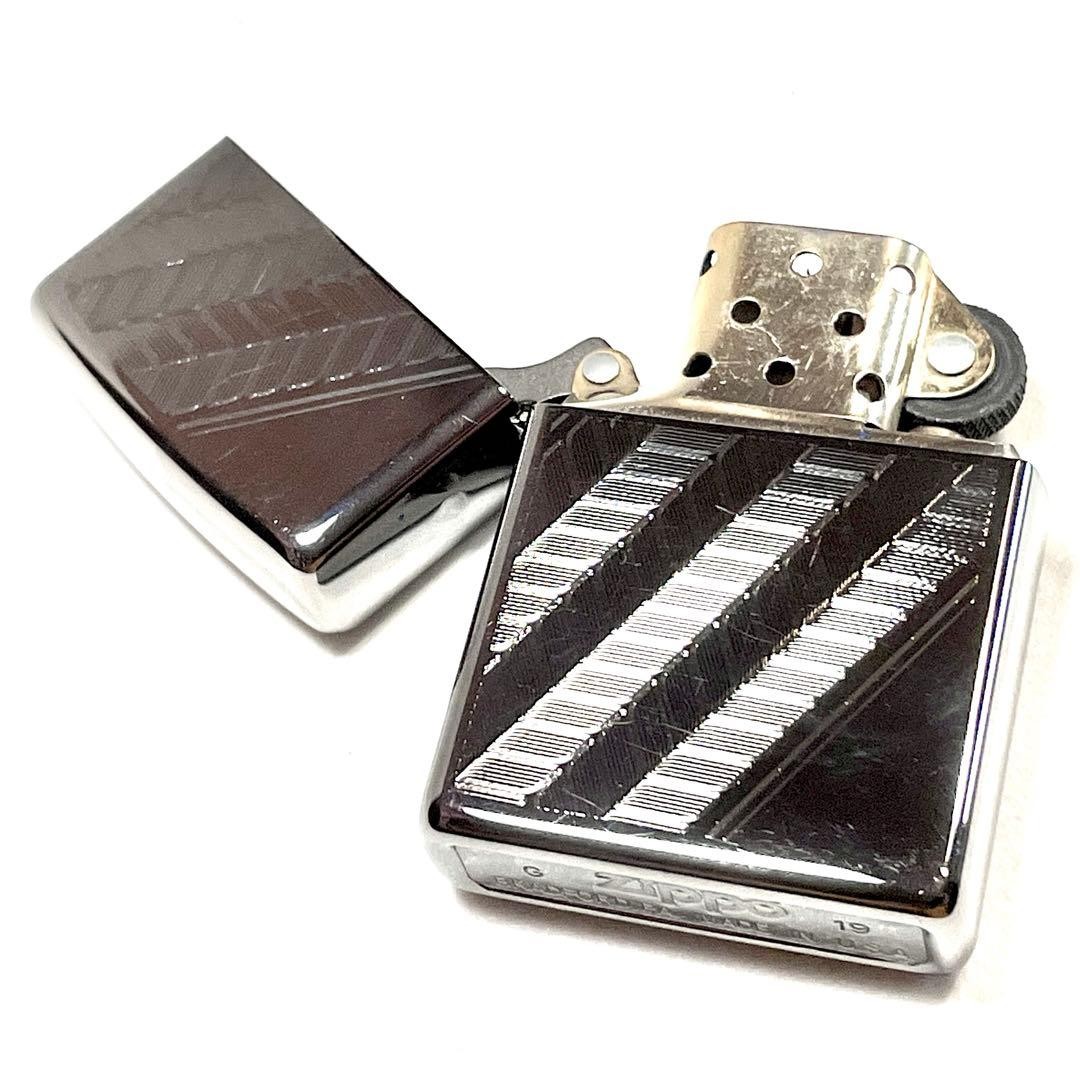 Zippo 2019 Black Ice Luxury Diagonal Black Ice