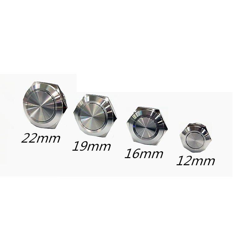 Factory 12mm16mm19mm22mm25mm30mm short touch push button, momentary tact switch