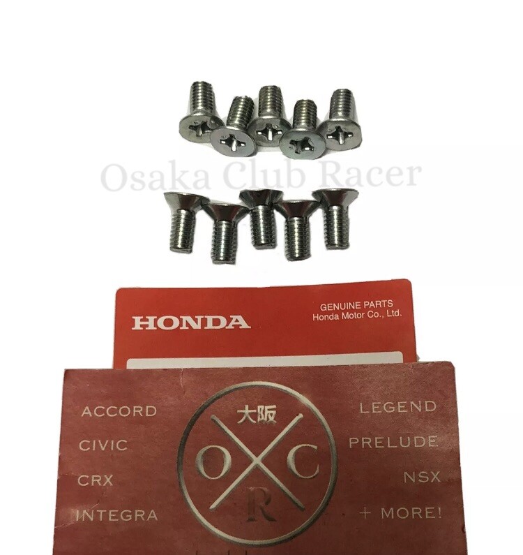 New 10x Genuine OEM Honda Acura Disc Brake Rotor Retainer Screws  93600-06014-0H