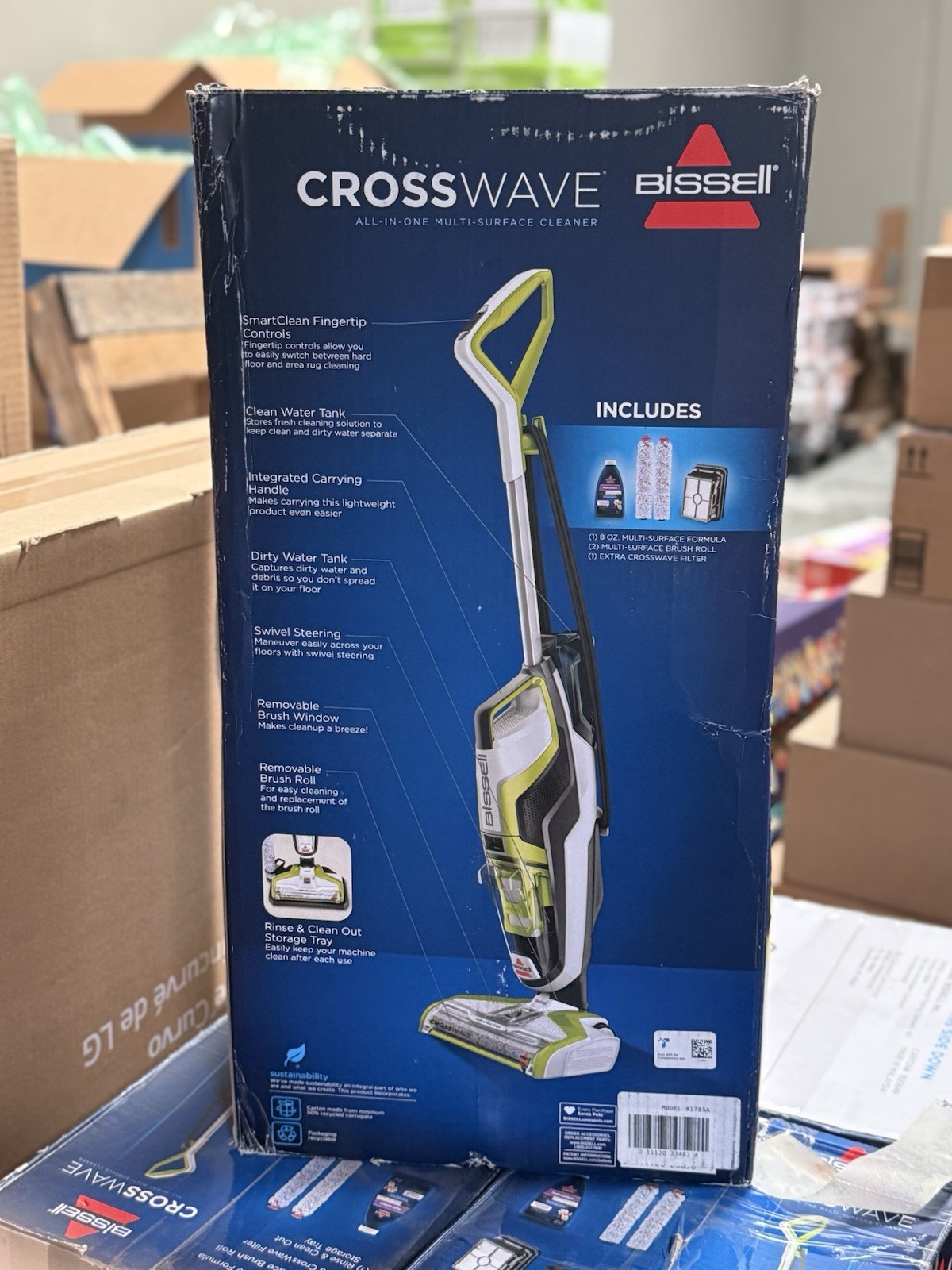 New Bissell CrossWave All-in-One Multi-Surface Wet Vacuum Cleaner | 1785A