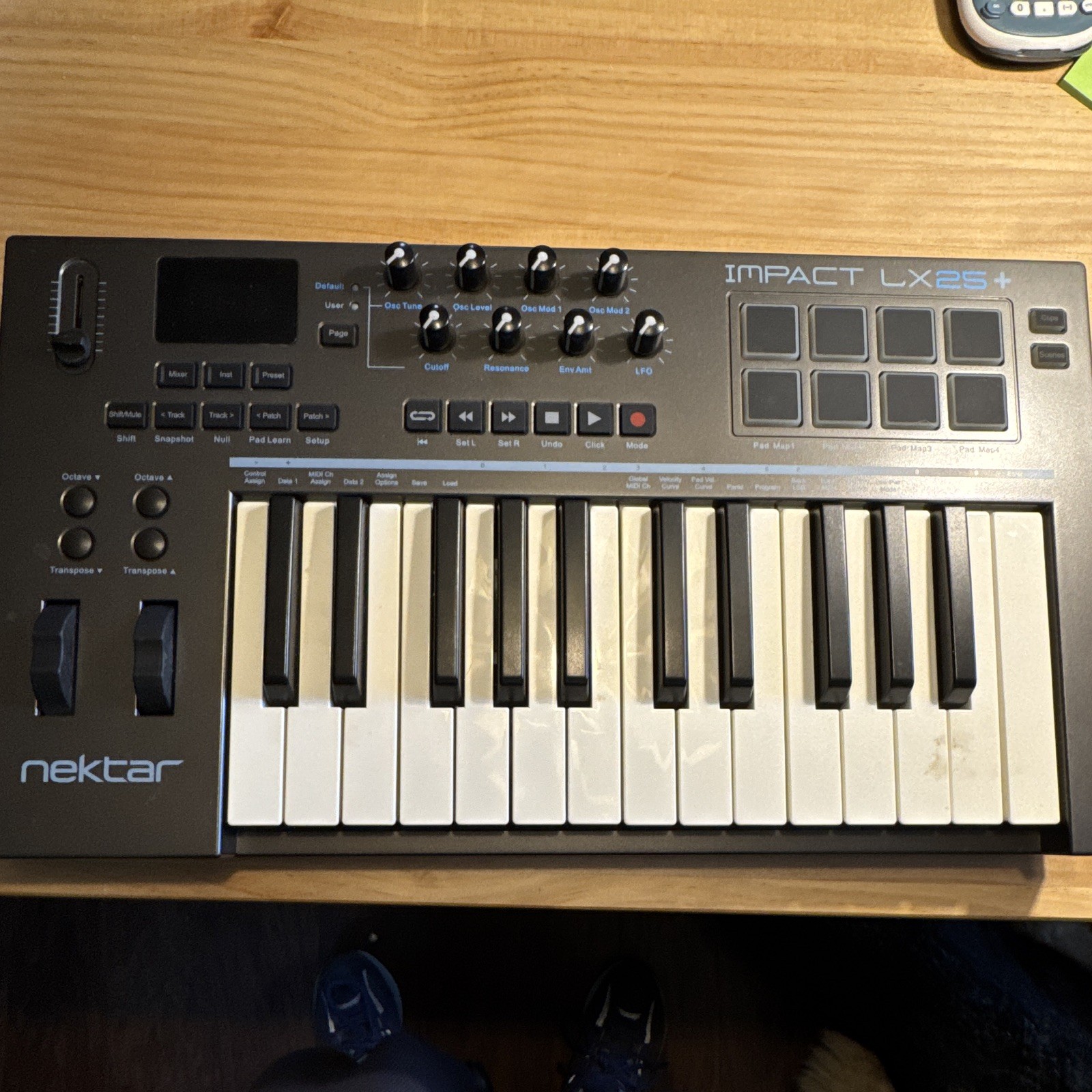 Nektar Impact LX25+ 25-Key USB MIDI Keyboard Controller w/ Pads & Transport
