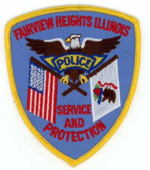 ILLINOIS IL FAIRVIEW HEIGHTS POLICE NICE SHOULDER PATCH SHERIFF
