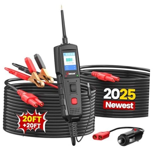 Automotive Power Circuit Probe Kit, Circuit Tester Breaker Finder Tool, Black