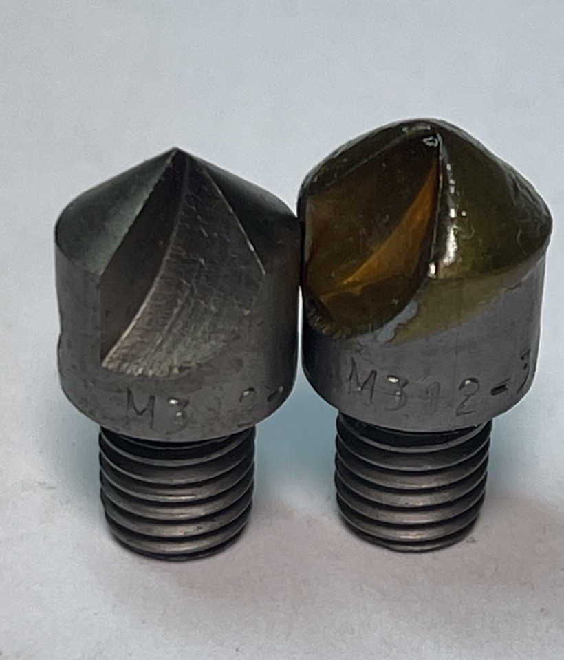 3/8 x 100° HSS Dog Leg Tool Single Flute Countersink 1/4-28 Shank Qty.2(26MY427)