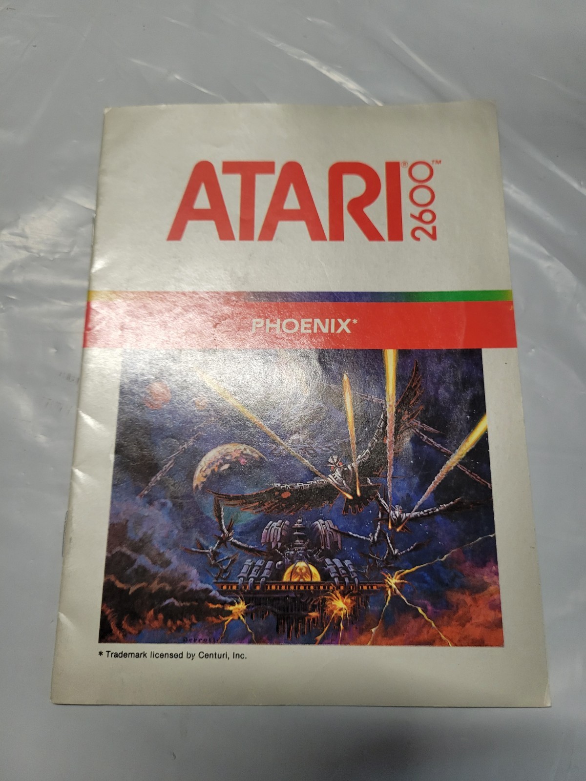 Phoenix Original Game Program Instructions Atari 2600 Authentic 1982