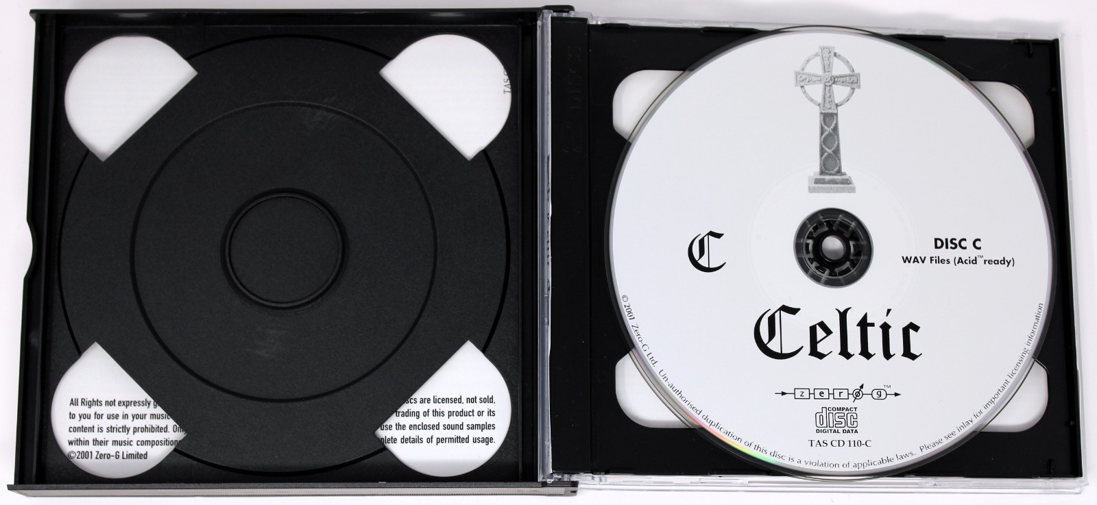 Zero-G Celtic Sample Library/Sound Library/Sampling 4 CD 2001