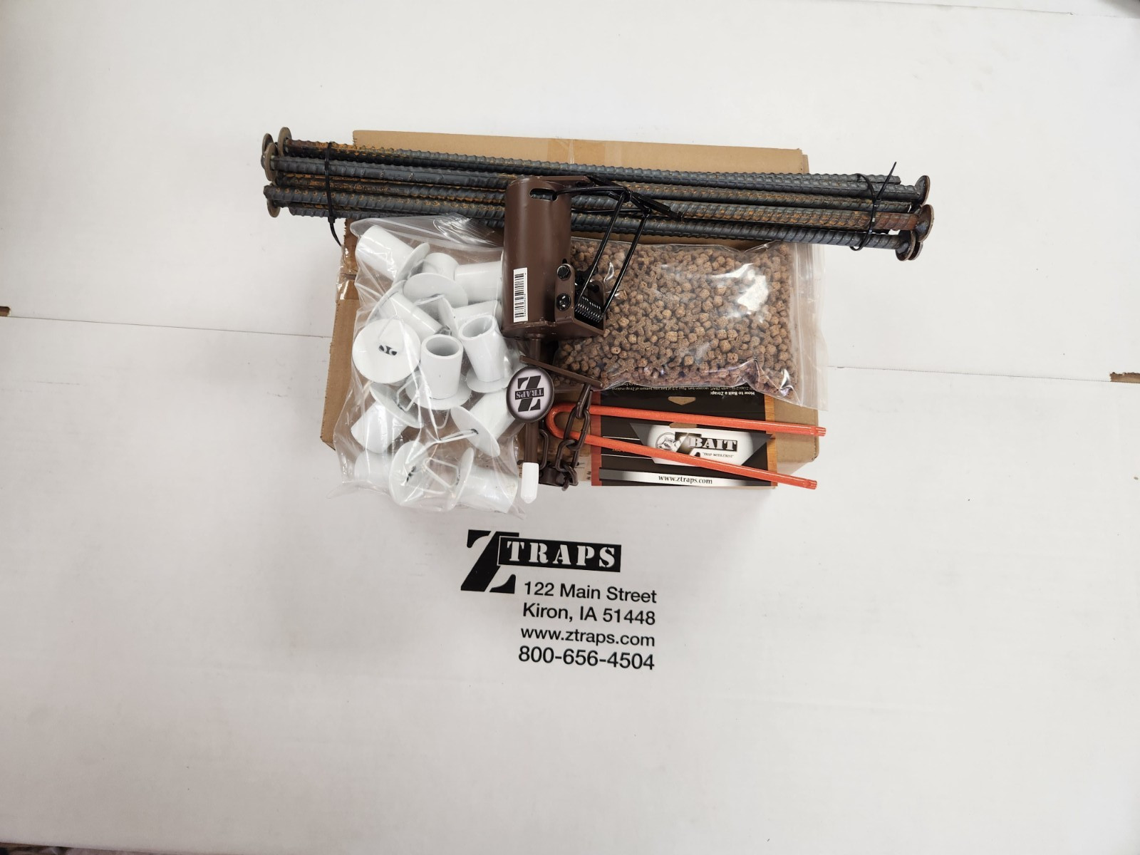 12 Powder Coated ZTRAP Dog Proof Coon Traps KIT Trapping Raccoon NEW SALE