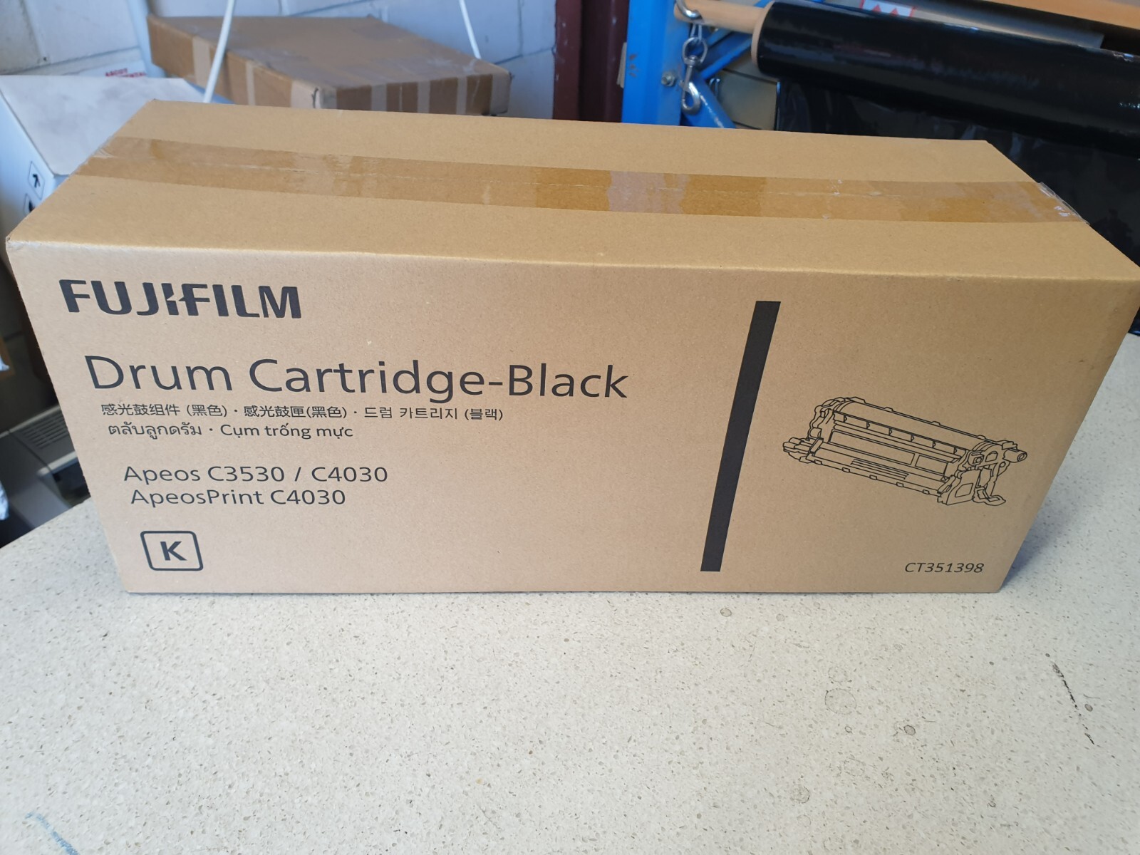 Genuine Fujifilm CT351398 Black Drum for Apeos C3530 / C4030 ApeosPrint C4030