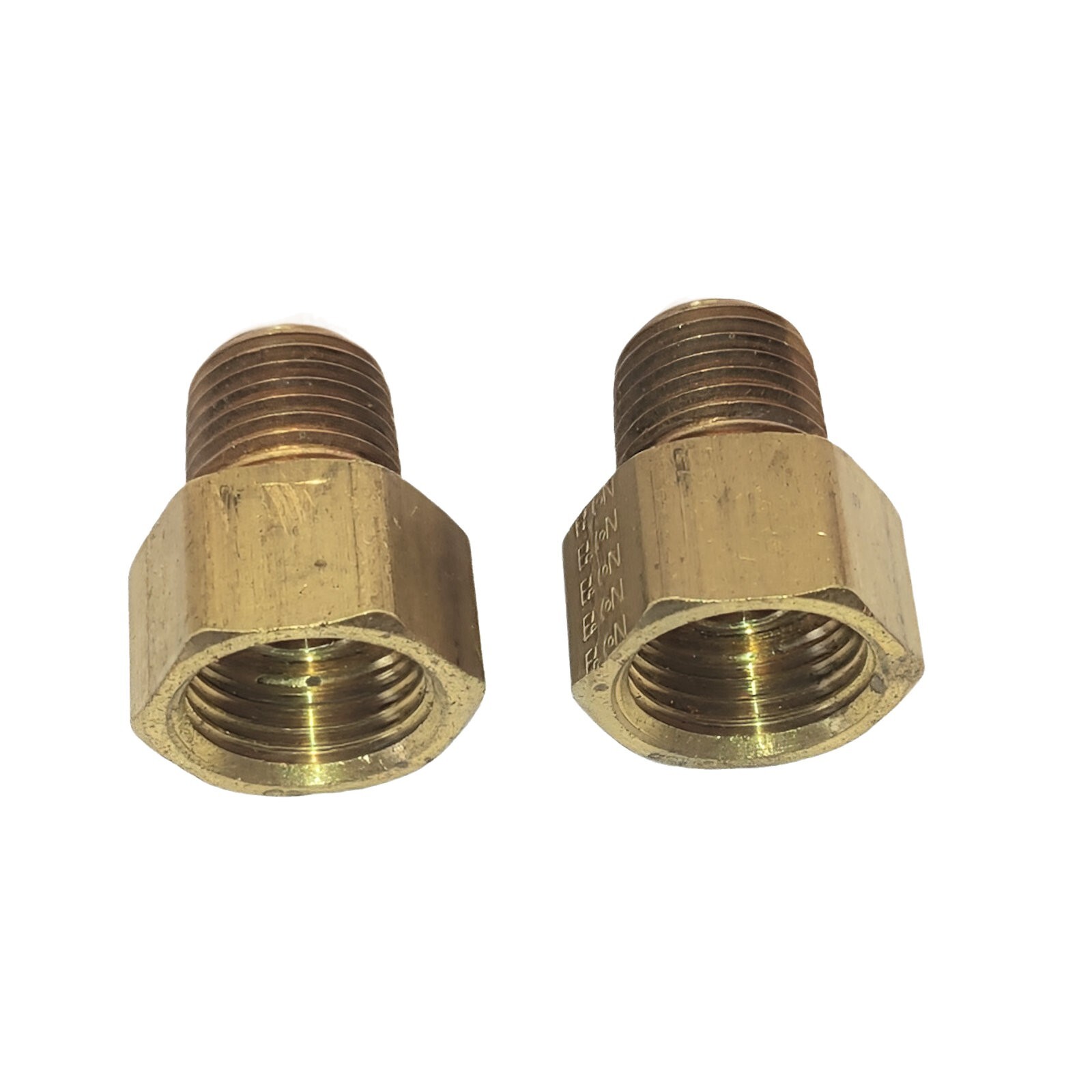 Cooler Line Fitting 1/4 ID x Flared 3/8 Common GM Transmission Case (2 pack )
