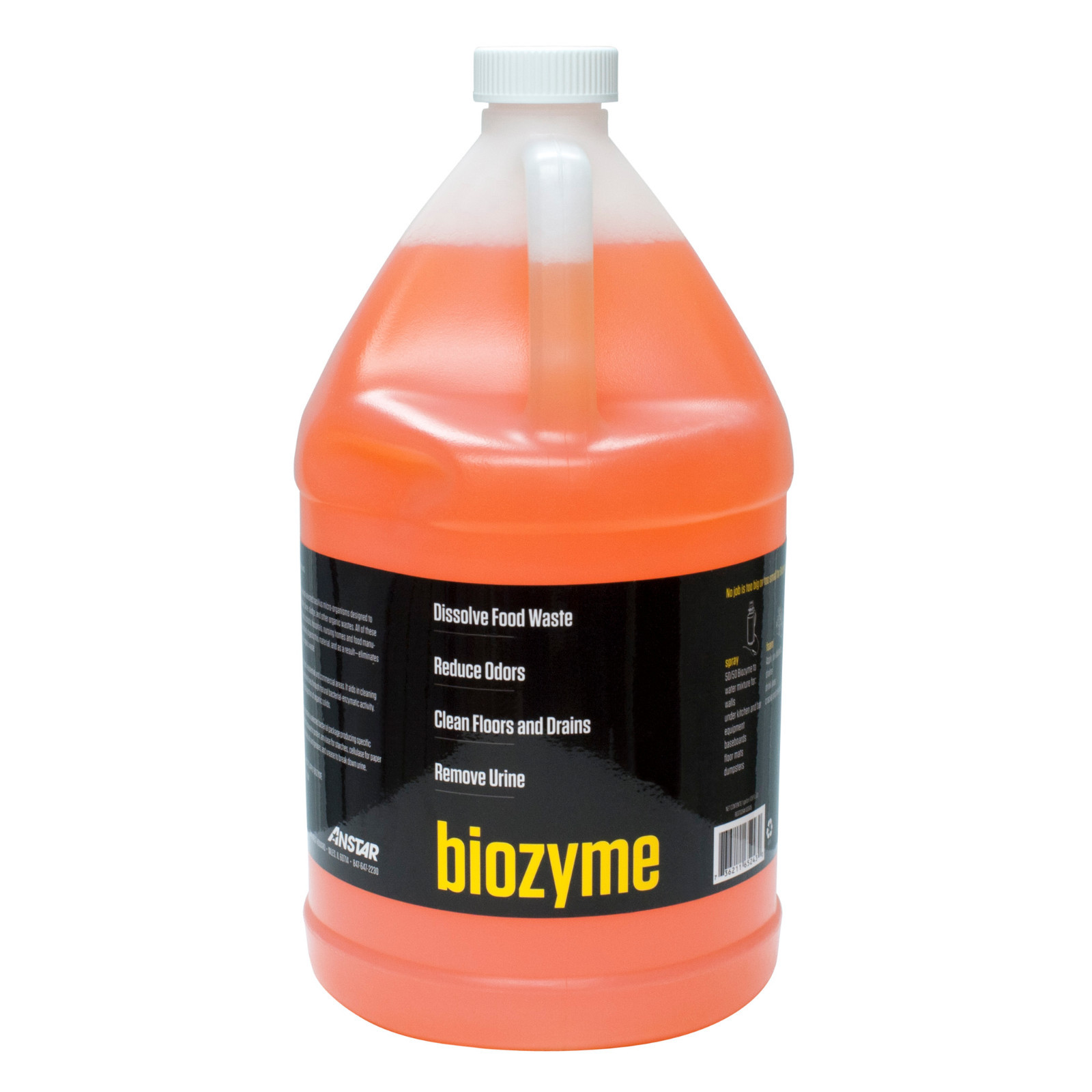Biozyme All-Natural Cleaner 1 Gal Foul Odors Sugar Snakes Drain Flies Dirty Mops