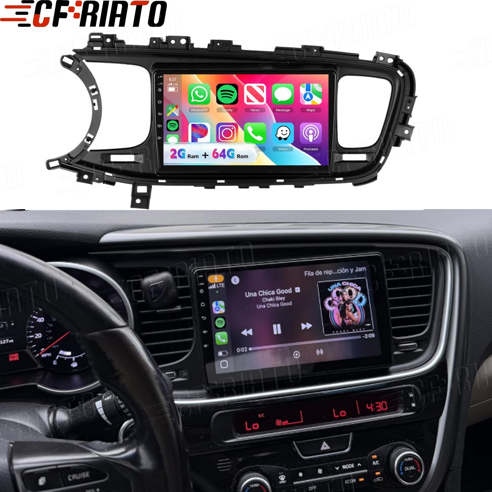For 2014-2015 Kia Optima K5 Car Stereo Radio Carplay Android 15 GPS Navi WIFI FM