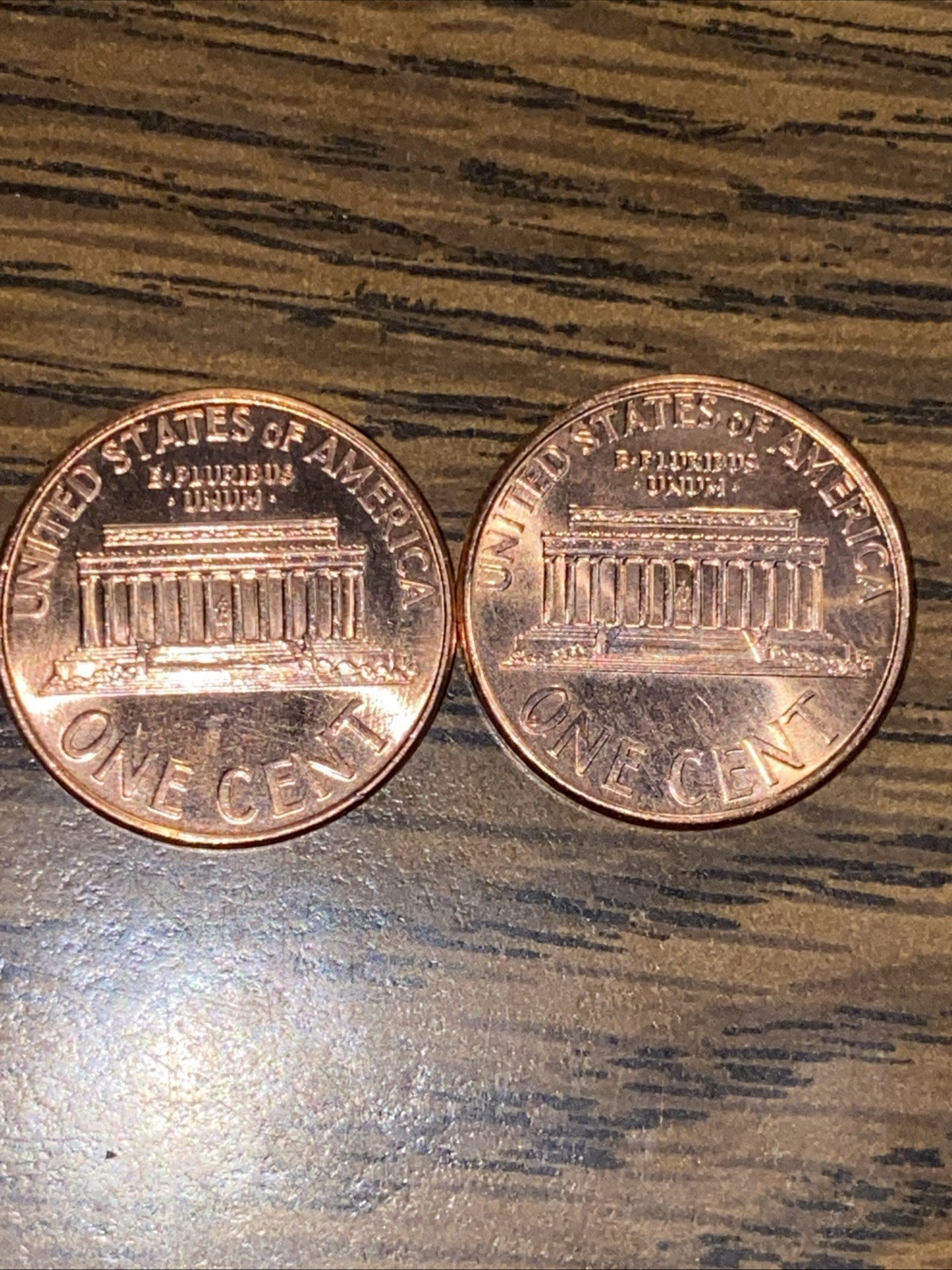 2005 + 2007-p UNC Lincoln Pennies.