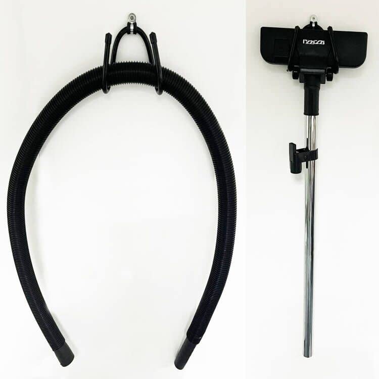 Vacuum Cleaner Storage Bracket Power Tool Hose Stand Holder Head Black