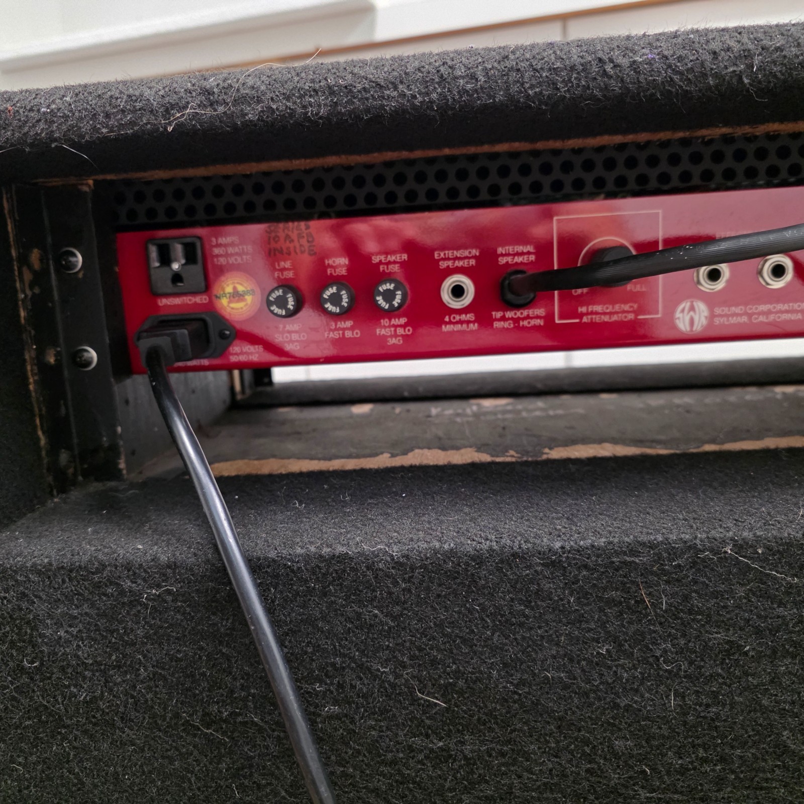 SWR SUPER REDHEAD 2x10 Bass Combo All Tube PreAmp Amplifier 2-10"