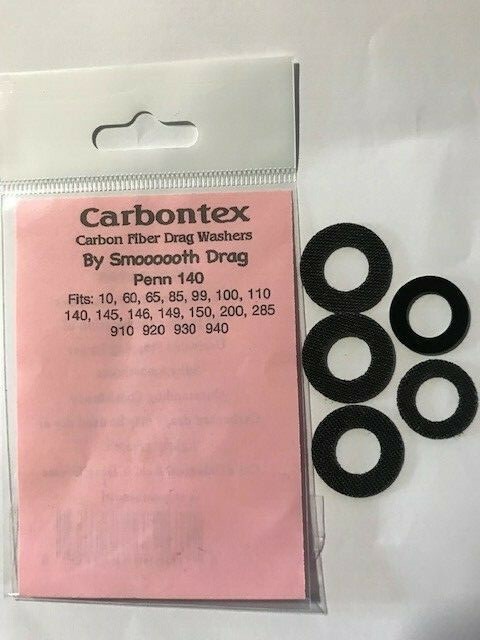 PENN CARBONTEX DRAG WASHER   910, 920, 930 & 940 + Bonus DELRIN WASHER