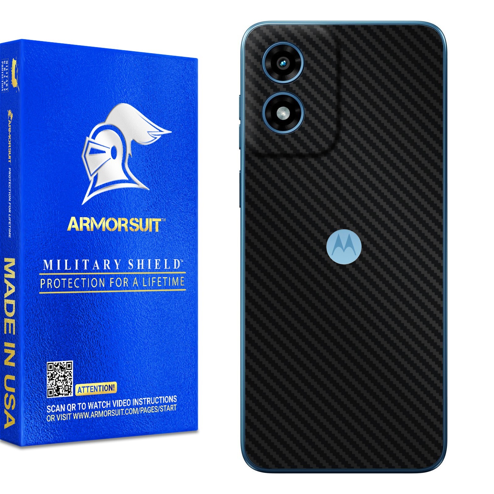 Armorsuit Vinyl Skin Film Designed for Motorola Moto G Play 2024 -Back only