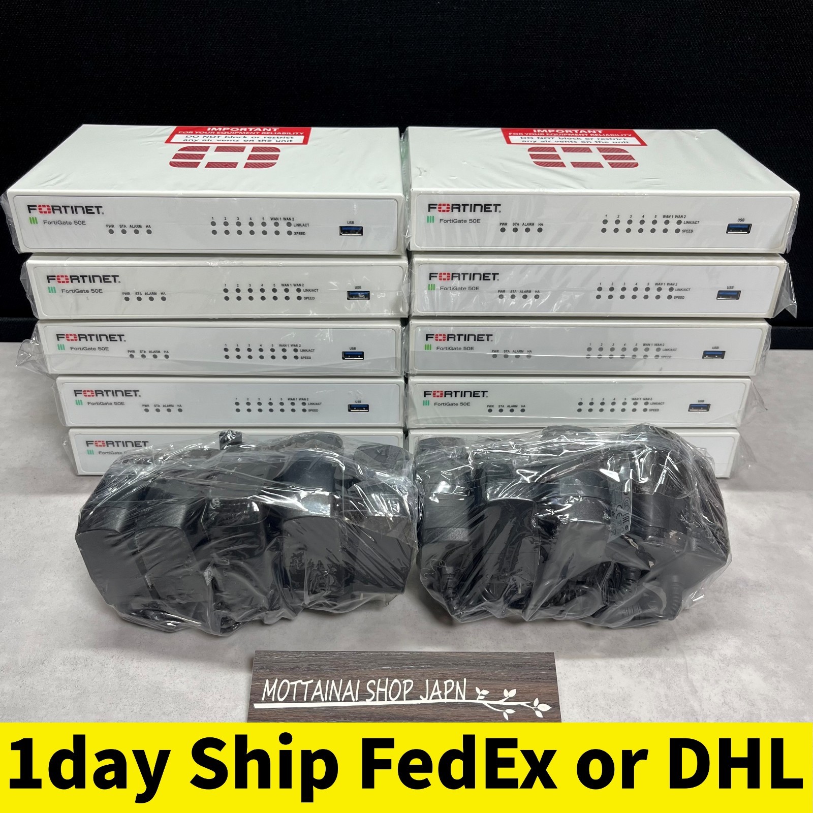 Fortinet FG-50E Fortigate-50E Network Security Firewall Tested Good!【10 Sets!!】