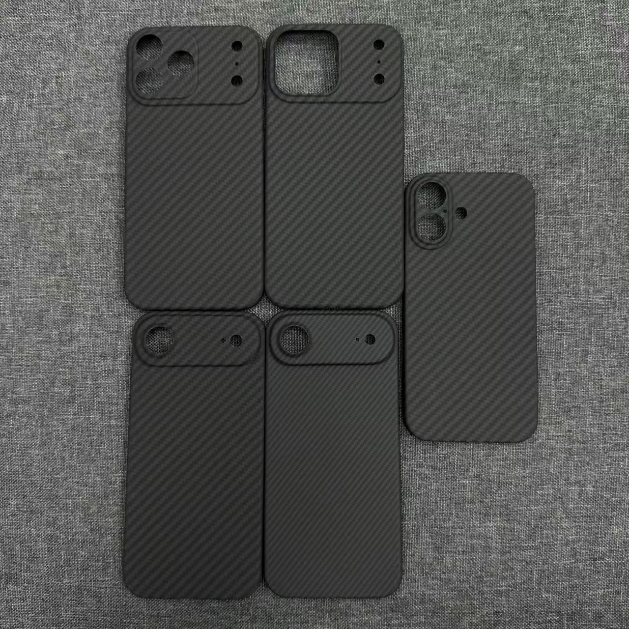 Genuine Carbon Fiber Ultra Slim Shockproof Case Camera Cover f iPhone 17 Pro Max