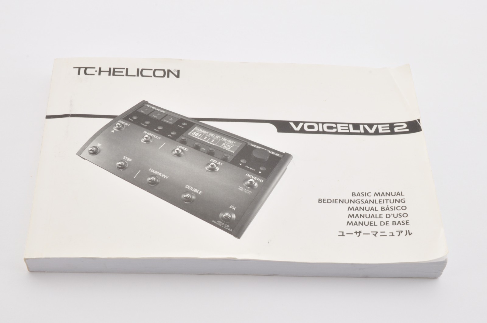 TC HELICON VoiceLive 2 Vocal Effect Processor 9348289 With AC Adapter Working