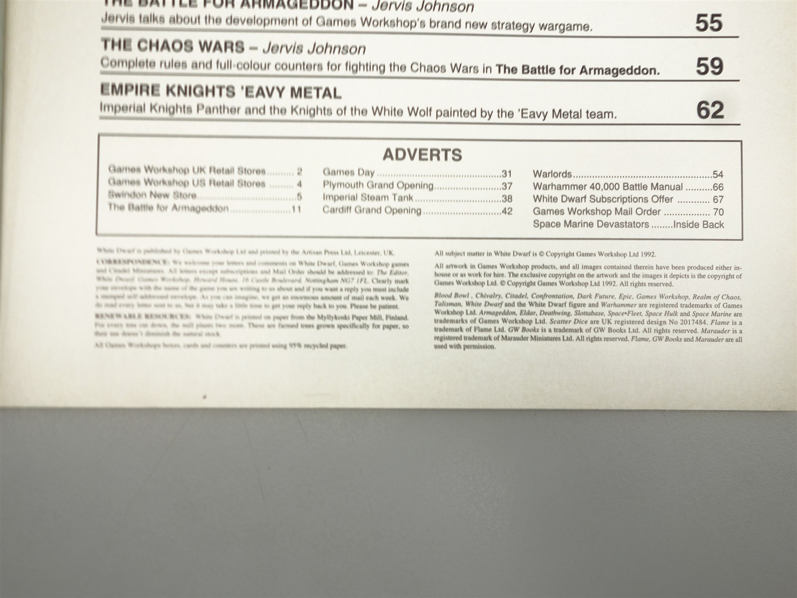 White Dwarf: #151 July 1992 (Games Workshop)