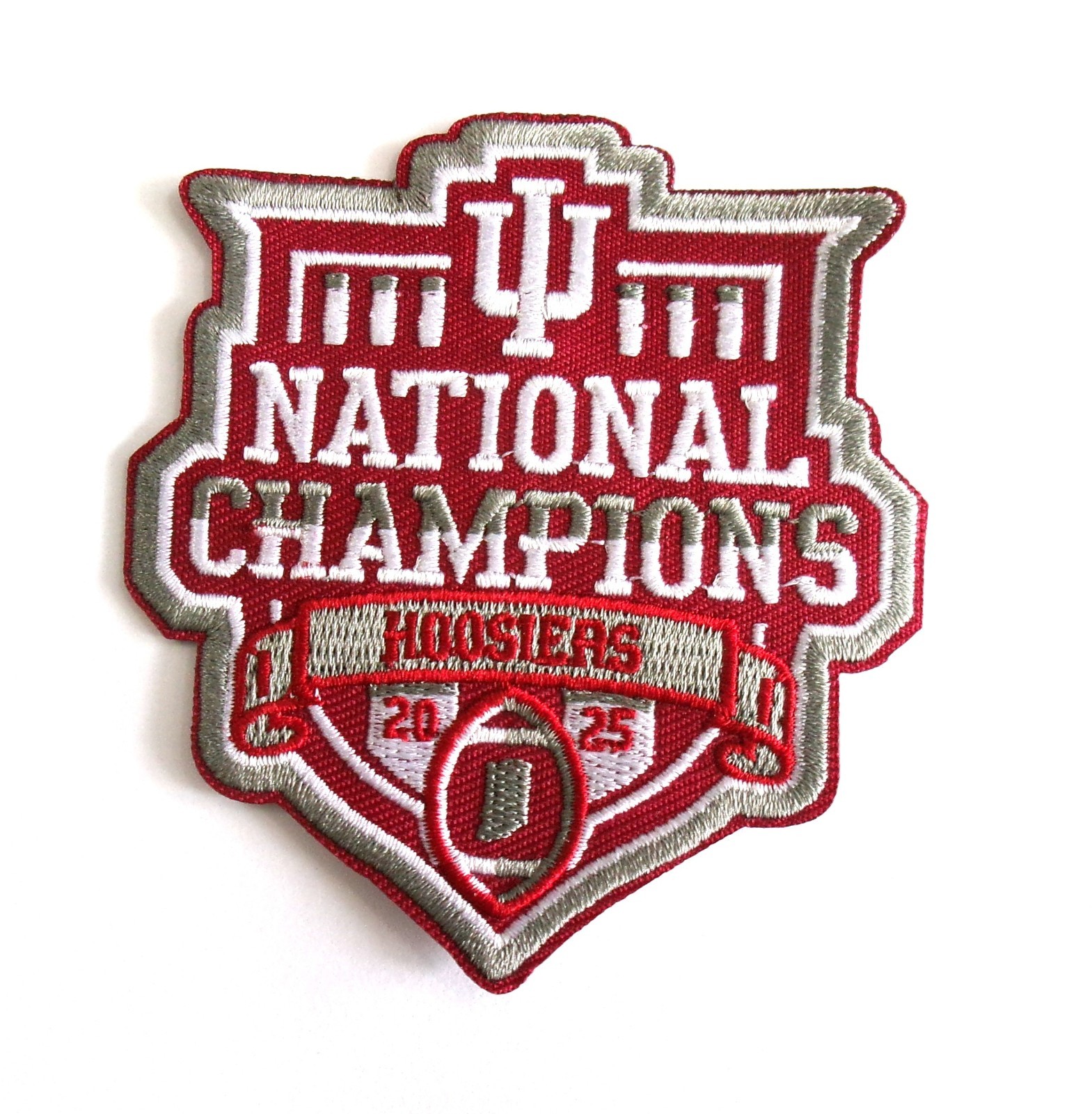 LOT OF (1) INDIANA HOOSIERS  FOOTBALL NATIONAL CHAMPIONS ITEM (IRON-ON) # 134