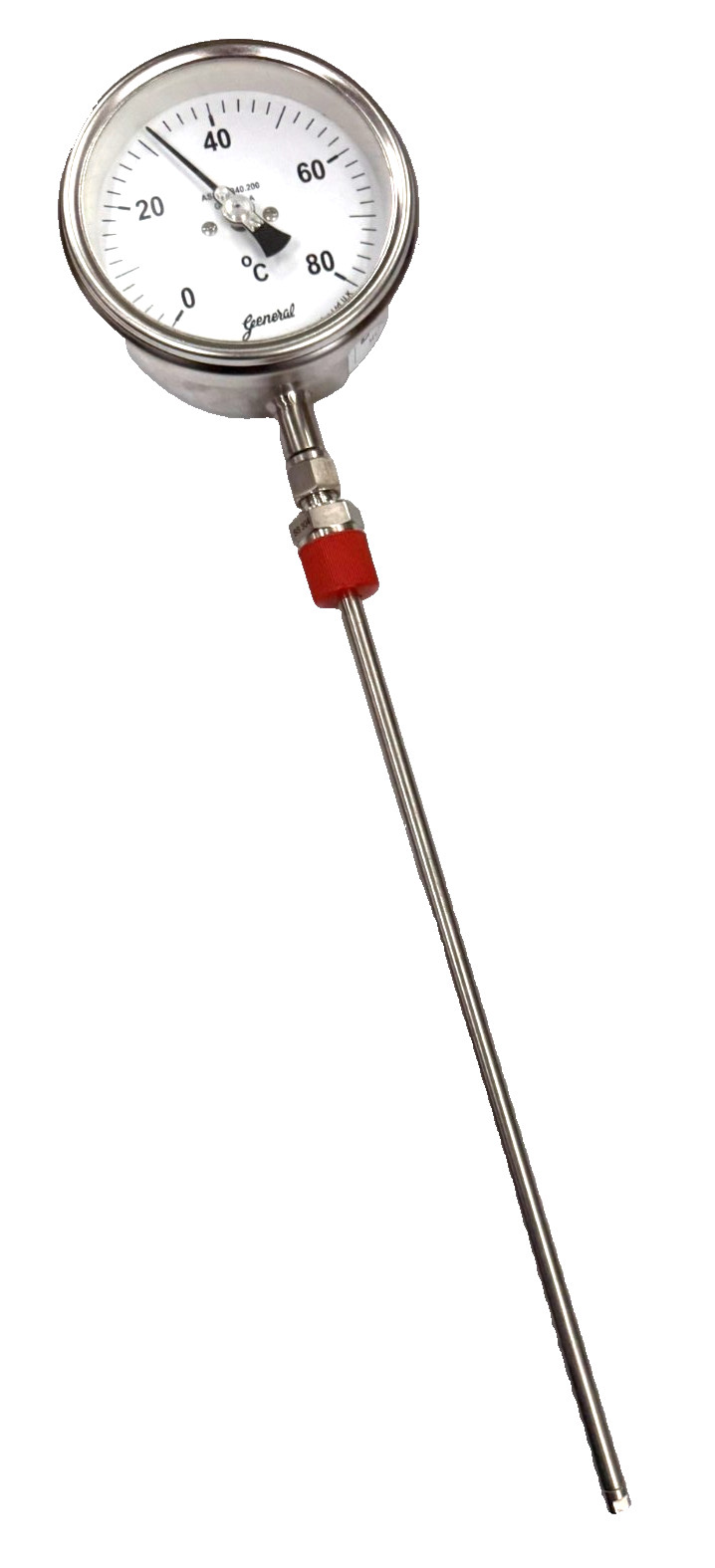 General Model DBT 03690 Thermometer / Temperature Gauge  Dial 4" Stem : 12" 80°C