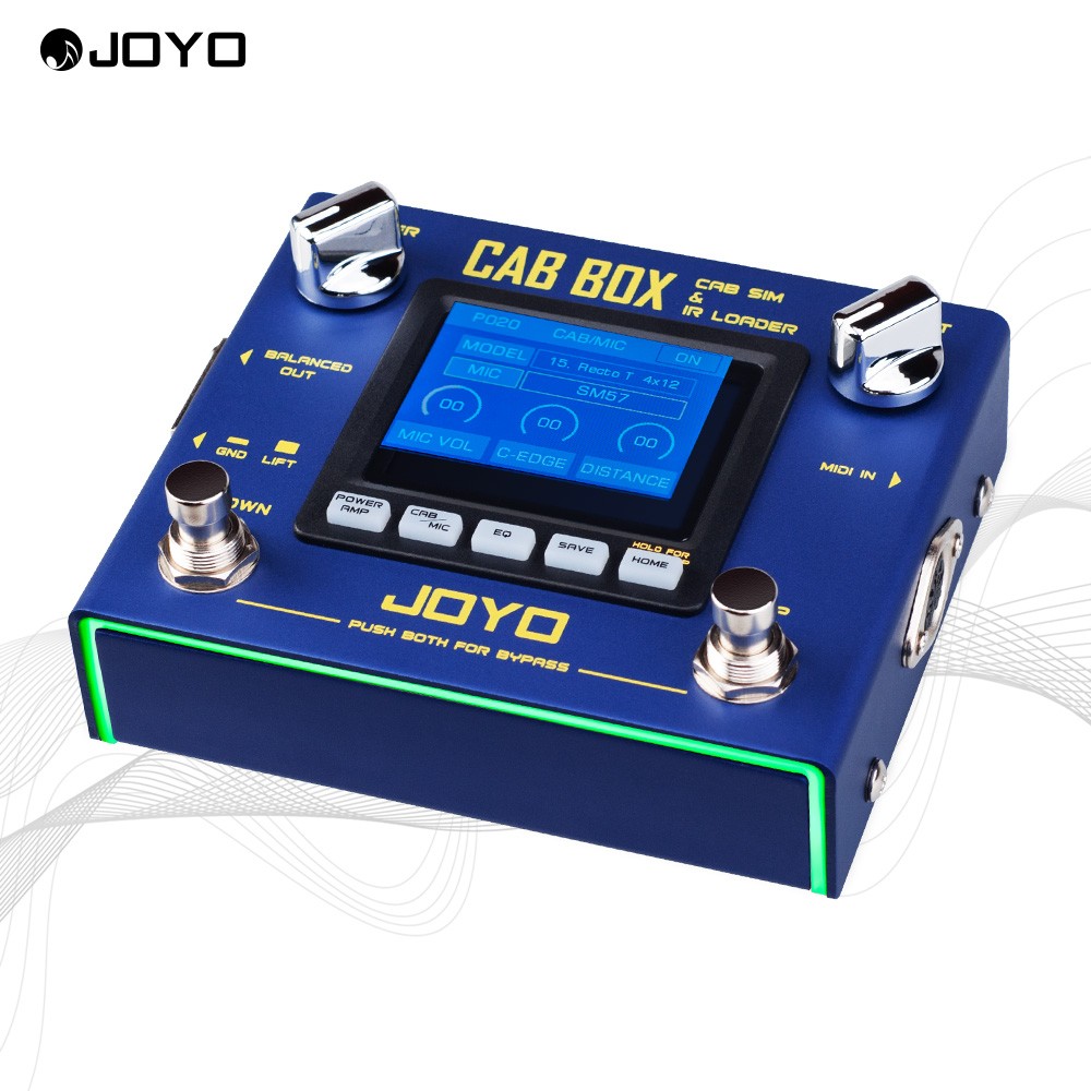 JOYO Guitar Multi-Effects Processor Pedal Amp Modeling IR Loading Rhythm Tuner