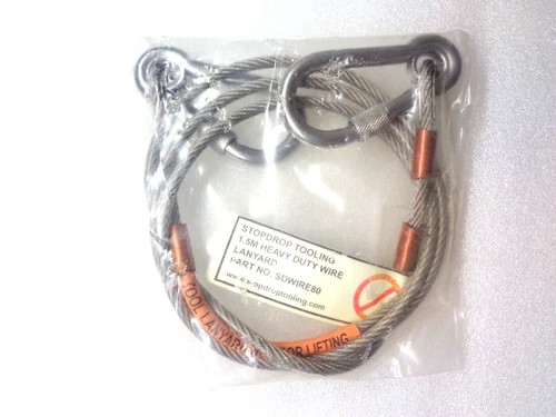 STOPDROP TOOLING 1.5M Heavy Duty Wire Tool Lanyard SDWIRE80