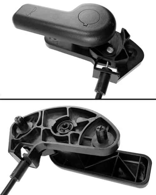 Hood Release Cable Assembly Kit - Hood Release Handle and Latch Bracket and