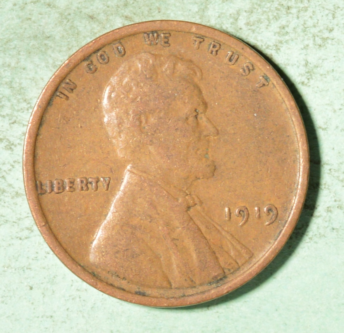 1919-P  USA Wheat Cent  - INV#Z-94