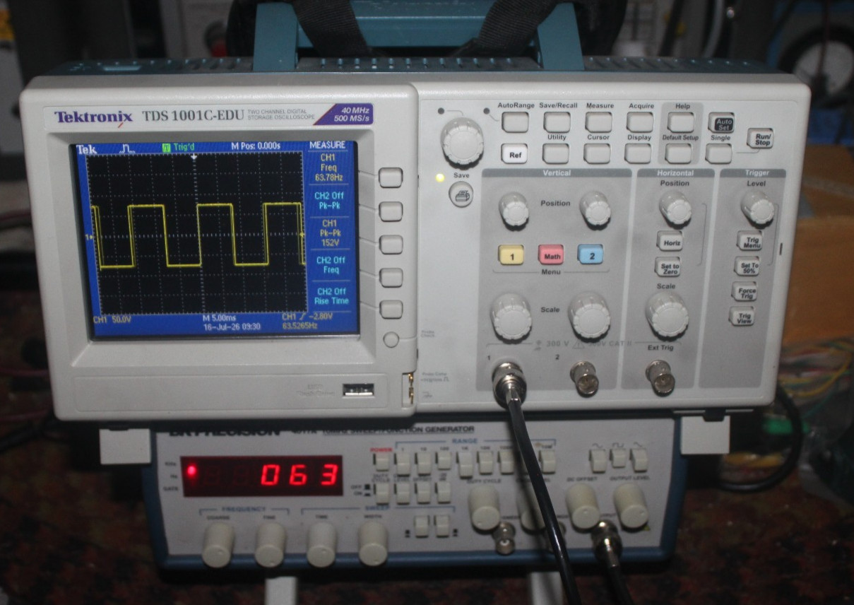 B&K Precision 4017A sweep function generator w/counter