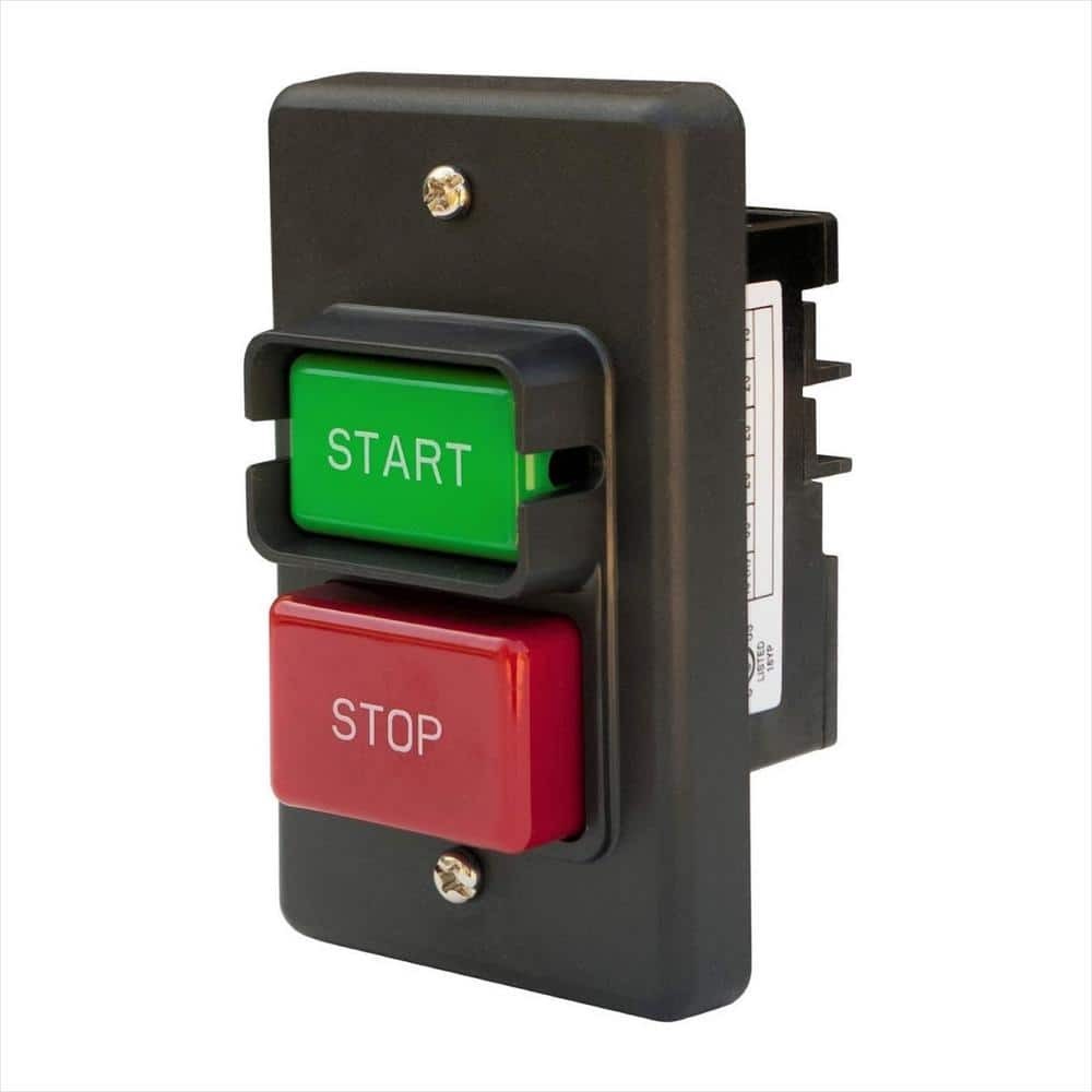 110/220V Single Phase On/Off Switch 2HP @120V / 3HP @230V Safety Push Button