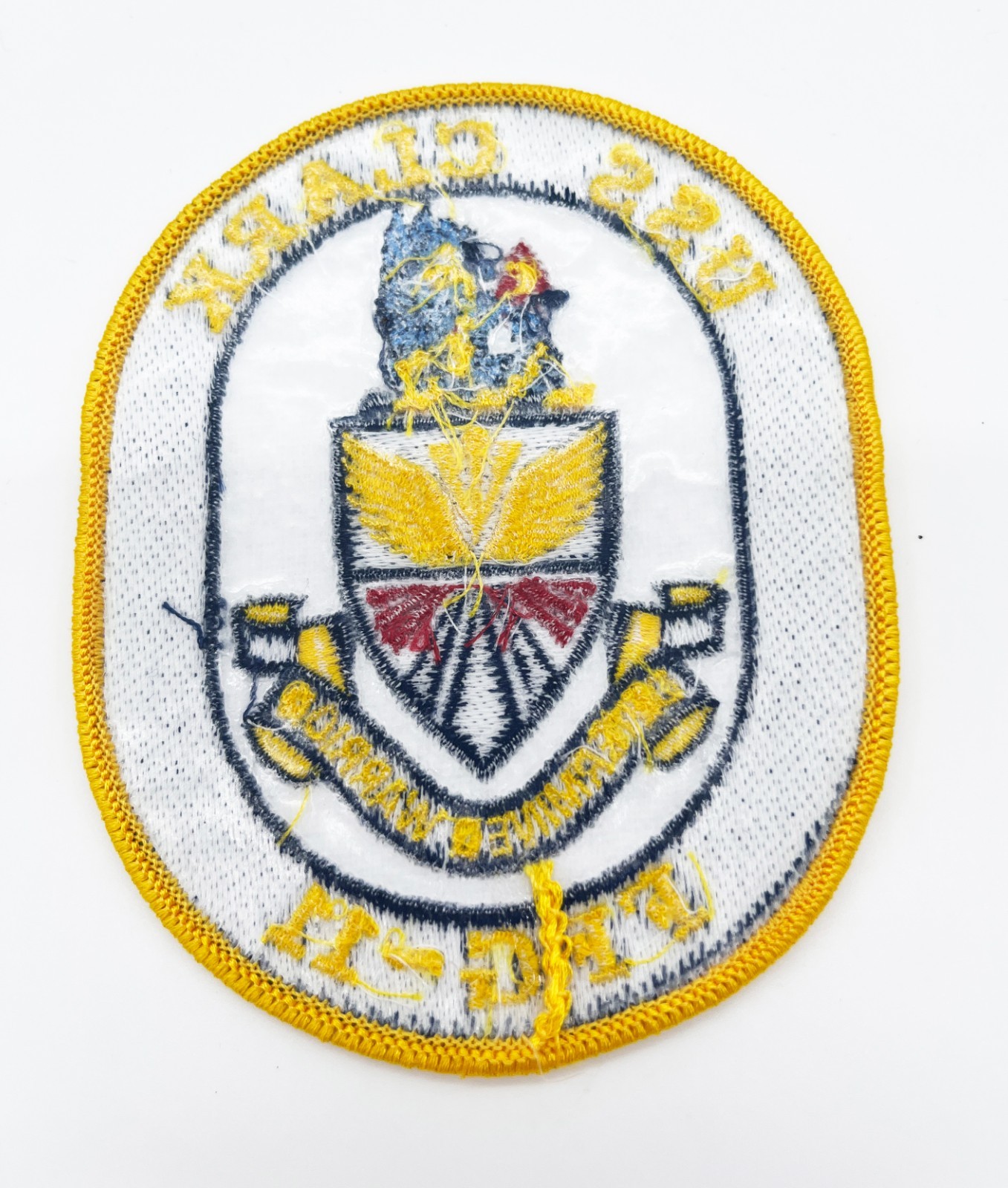USS CLARK FFG-11 Patch – Sew On, 4 in