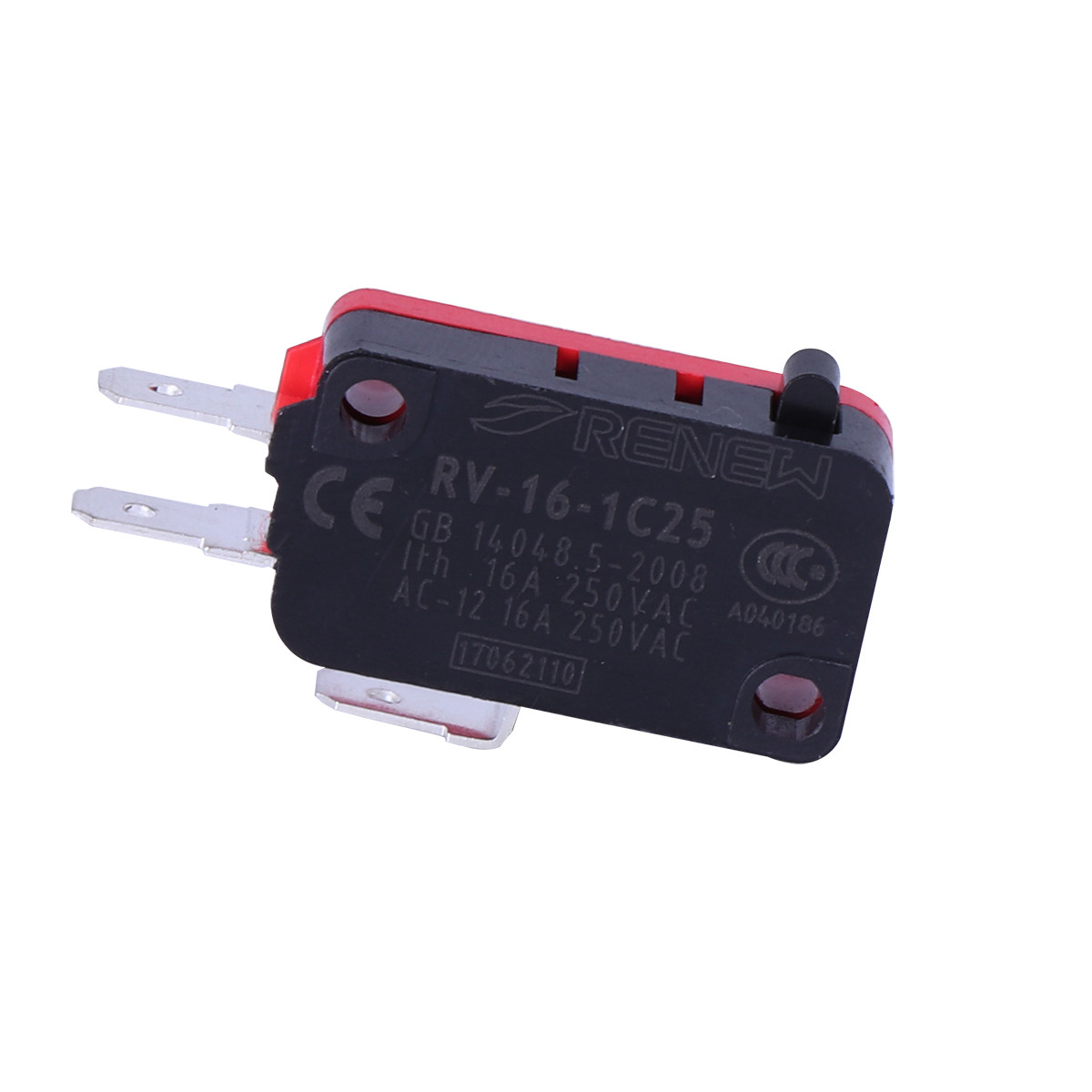 5pcs RV-16-1C25 SPDT Momentary Microswitch Push Button Limit Switch Pin Plunger