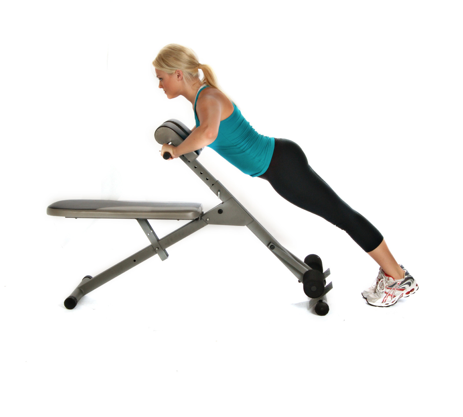 Stamina AB/HYPER BENCH PRO -Adjustable Hyper-Extension Back Exercise Roman Chair