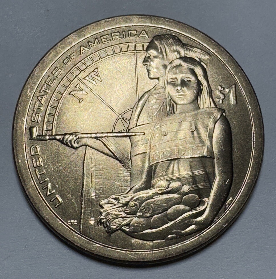 2014-P Sacagawea NA Hospitality $1 Dollar Coin from Mint Set. Uncirculated BU